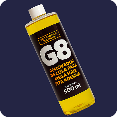 Removedor G8 Megahair Fita Adesiva Tira Residuo 500ml