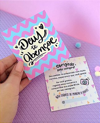 20 Cartões de Agradecimento