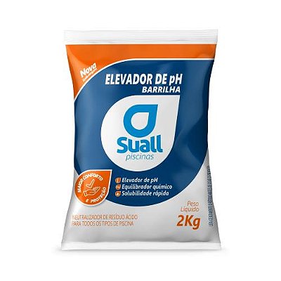 Elevador de pH Barrilha 2kg Suall - Tratamento Eficiente para Piscinas