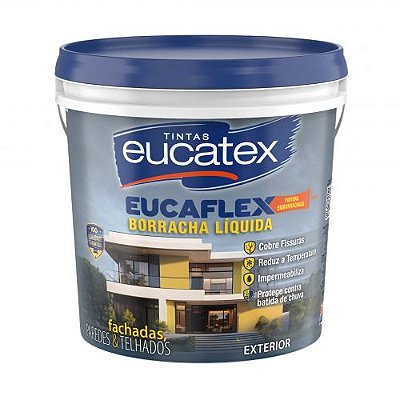 Eucatex Eucaflex Borracha Líquida 4kg Branco