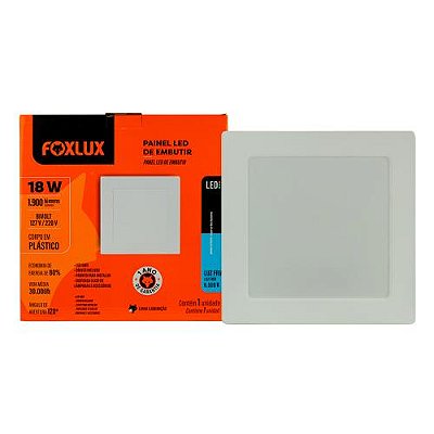 Painel de LED Foxlux Luz Branca