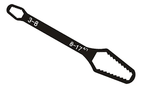 Chave multifuncional 3mm a 17mm preta