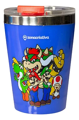 COPO VIAGEM SNAP 300ML - SUPER MARIO AND FRIENDS - ZC