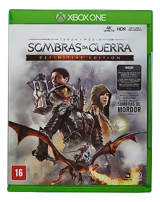 TERRA MEDIA: SOMBRAS DA GUERRA DEFINITIVE EDITION - XBOX ONE - LACRADO