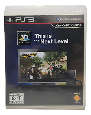 3D LOGO AND "DEMO DISC" - PS3 - LACRADO