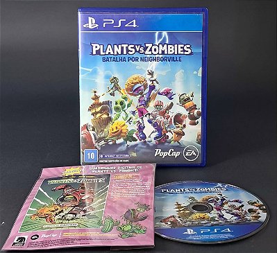PLANTS VS. ZOMBIES: BATALHA POR NEIGHBORVILLE - PS4 - SEMINOVO