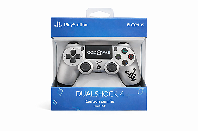 DUALSHOCK 4 - GOD OF WAR PRATA - COMPATÍVEL - PS4