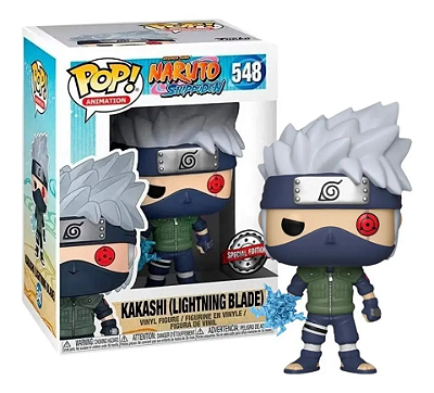 FUNKO POP! ANIMATION - EDIÇAO ESPECIAL SHONEN JUMP NARUTO SHIPPUDEN - KAKASHI (LIGHTNING BLADE) #548 (ORIGINAL)