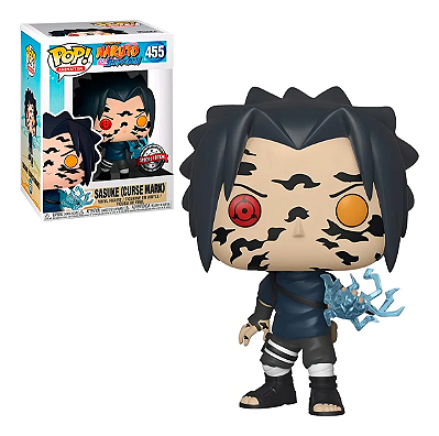 FUNKO POP! ANIMATION -EDIÇAO ESPECIAL SHONEN JUMP NARUTO SHIPPUDEN - SASUKE (CURSE MARK) #455 -(ORIGINAL)