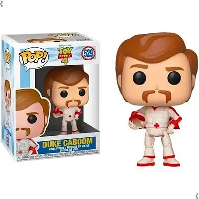FUNKO POP! DISNEY PIXAR TOY STORY 4 - DUKE CABOOM #529 (ORIGINAL )