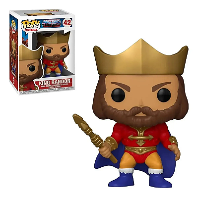 FUNKO POP!: - RETRO TOYS - MASTERS OF THE UNIVERSE - KING RANDOR #42 (ORIGINAL)