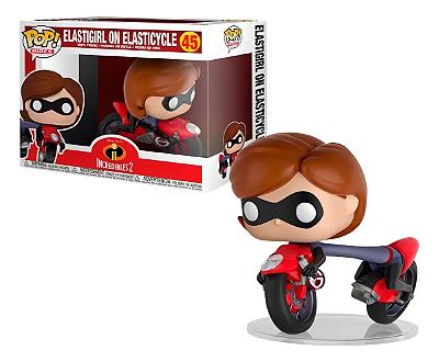 FUNKO POP! - INCREDIBLES 2 - RIDES ELASTIGIRL ON ELASTICYCLE #45 (ORIGINAL)