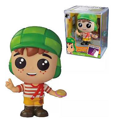 BONECO CHAVES - A TURMA DO CHAVES FANDOM BOX #076 (ORIGINAL) - CAIXA DE ACRILICO