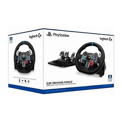 VOLANTE LOGITECH G29 DRIVING FORCE - PC/PS3/PS4/PS5 - LACRADO