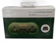 8BITDO SN.30 2.4G WIRELESS GAMEPAD+ RECEIVER (VERDE TRANSPARENTE) SNES/SFC - LACRADO