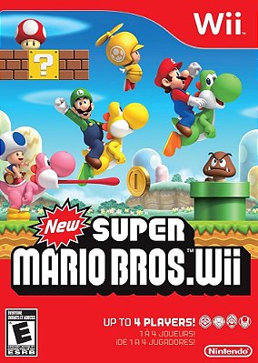 NEW SUPER MARIO BROS. WII - (SEM MANUAL) - NINTENDO WII - SEMINOVO
