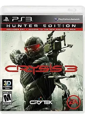 CRYSIS 3: HUNTER EDITION - PS3 - SEMINOVO