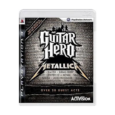 GUITAR HERO: METALLICA - PS3 - SEMINOVO