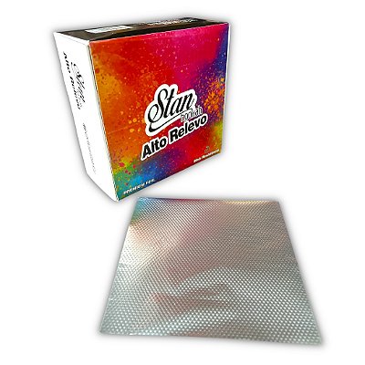Alumínio Stan Textura c/ 400 Folhas - Profissional para Narguile