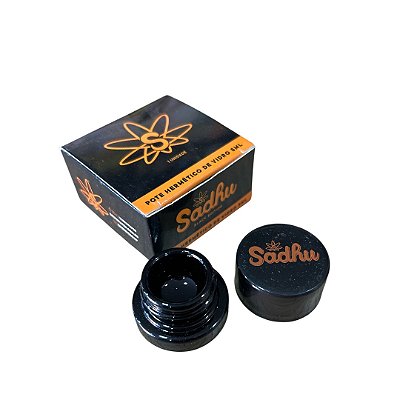 Pote Hermético Sadhu Black 5ml - Vedação Total e Discrição