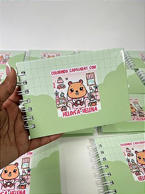 MINI LIVRO DE COLORIR PERSONALIZADO