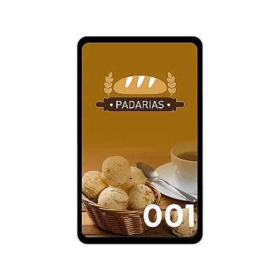 Comanda Eletrônica 14x8cm 51un. - Personalizada