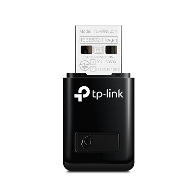 Adaptador Wireless USB 300MBPS (2.4GHz) TP Link - TL-WN823N