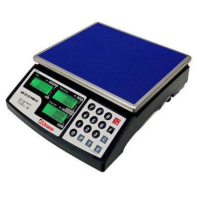 Urano POP-S 31kg: Balança Computadora com RS232 e 99 Memórias