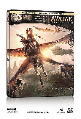 Avatar: Fogo e Cinzas - Steelbook [4K UHD + Blu-ray, 2025]