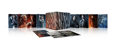 Game of Thrones - A Série Completa (Steelbook Library Case 4K UHD + Blu-ray) - Dublado e Legendado