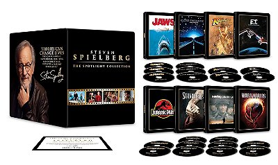 Steven Spielberg - Steelbook Library Case Spotlight Collection [4K UHD + Blu-ray]