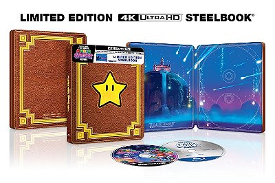 Super Mario Galaxy: O Filme - Steelbook [4K UHD + Blu-ray + Digital, 2026] - [PRÉ-VENDA PARA 16/06/2026]
