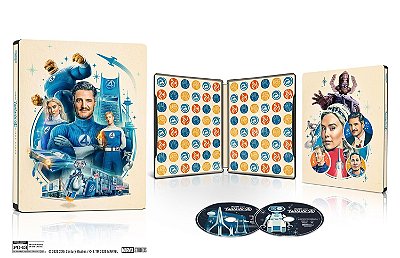 Quarteto Fantástico: Primeiros Passos - Steelbook [4K UHD + Blu-ray, 2025]