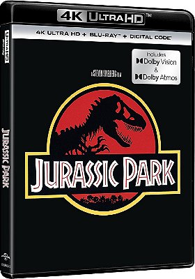 Jurassic Park [4K UHD + Blu-ray + Digital, 1993] - Edição remasterizada com Dolby Vision