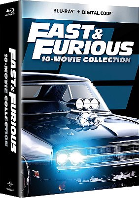 Velozes & Furiosos: Coleção de 10 Filmes [Blu-ray + Digital, 2001-2023]