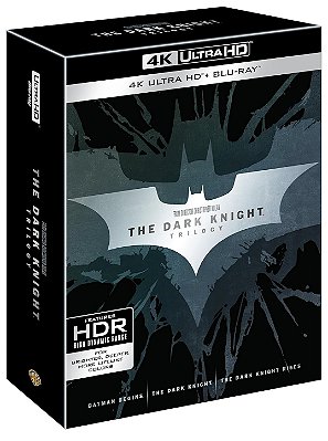 Trilogia Batman: O Cavaleiro das Trevas - [4K UHD + Blu-ray, 2005-2012] Dublado e Legendado