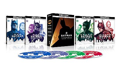 Batman - Coleção 4 Filmes (4K UHD + Blu-ray, 1989-1997) Dublado e Legendado