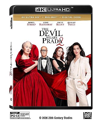 O Diabo Veste Prada 2 - [4K UHD + Blu-ray + Digital, 2026] - LANÇAMENTO