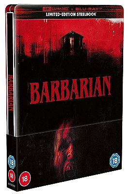 Barbarian: Noites Brutais - Steelbook (4K UHD + Blu-ray, 2022) - UK - PRÉ-VENDA PARA 07/09/2026