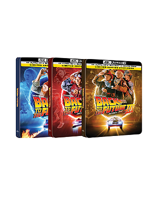 De Volta Para o Futuro: Trilogia Completa - Steelbook (4K UHD + Blu-ray + Digital, 1985-1990)