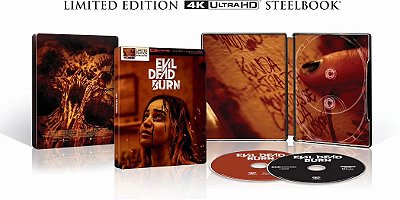 A Morte do Demônio: Em Chamas - Steelbook (4K UHD + Blu-ray + Digital, 2026) - [PRÉ-VENDA PARA 22/09/2026]