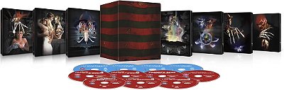 A Hora do Pesadelo - Coleção de 7 Filmes - UK - Steelbook Library Case [4K Ultra HD + Blu-ray, 1984-1995] - [PRÉ-VENDA PARA 20/09/2026]