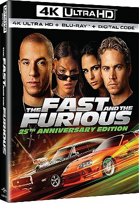Velozes e Furiosos - Edição de 25 Anos - [4K UHD + Blu-ray+ Digital, 2001]