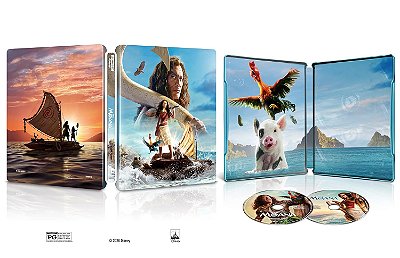 Moana - Steelbook (4K UHD + Blu-ray + Digital, 2026) - [PRÉ-VENDA PARA 06/10/2026]