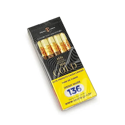 Cigarrilha Gold - 5 Unidades