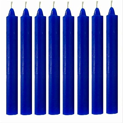 Vela - 12 Horas Azul Escuro c/ 9 Unidades