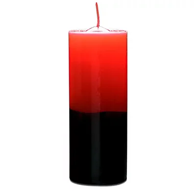 Vela - 21 dias Vermelho e Preto 1.8kg