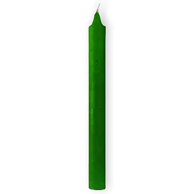 Vela - Palito Verde 15 unidades - 19cm