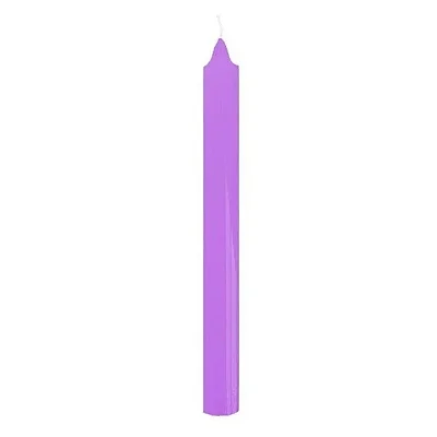 Vela - Palito Lilás 15 unidades - 19cm