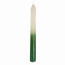 Vela - Palito Verde e Preto 15 unidades - 19cm